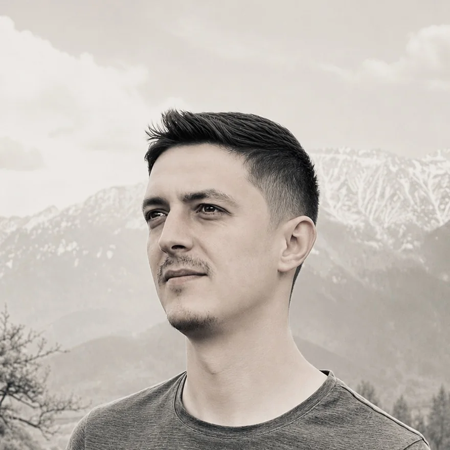 Portrait of Mihai Petică